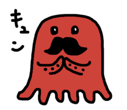 Hige octpus sticker #10476866