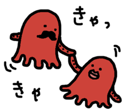 Hige octpus sticker #10476871