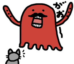 Hige octpus sticker #10476883