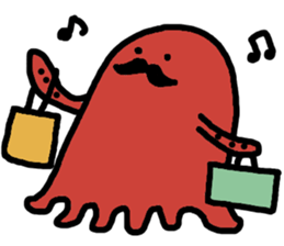 Hige octpus sticker #10476886