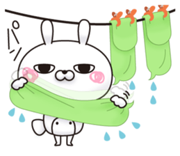 Single eyelid of a rabbit sticker #10476947