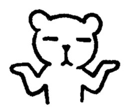 only picture bear sticker sticker #10477043