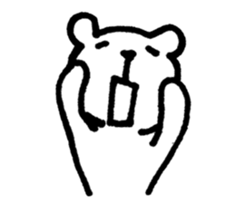 only picture bear sticker sticker #10477047