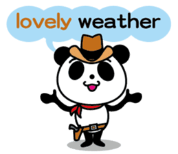 COWBOY PANDA(English ver.) sticker #10477224