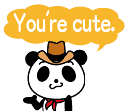 COWBOY PANDA(English ver.) sticker #10477230