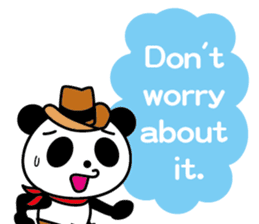 COWBOY PANDA(English ver.) sticker #10477233