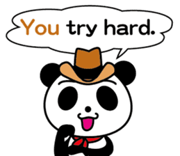 COWBOY PANDA(English ver.) sticker #10477235