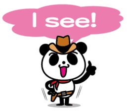COWBOY PANDA(English ver.) sticker #10477249