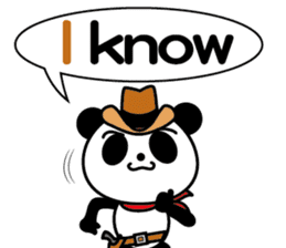 COWBOY PANDA(English ver.) sticker #10477250