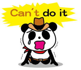 COWBOY PANDA(English ver.) sticker #10477251