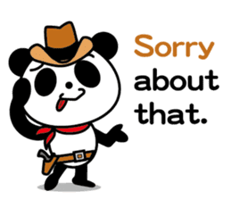 COWBOY PANDA(English ver.) sticker #10477256