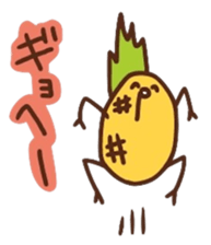 kamyu's onomatopoeic pineapple stickers sticker #10477856