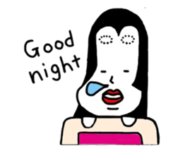 Daily lives of maroko sticker #10478305