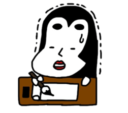 Daily lives of maroko sticker #10478325