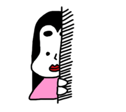 Daily lives of maroko sticker #10478338