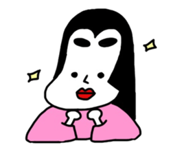 Daily lives of maroko sticker #10478343