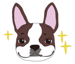 Always be with you! Boston Terrier sticker #10478786