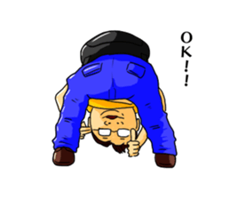 Geek boy MASARU-kun2 sticker #10479225