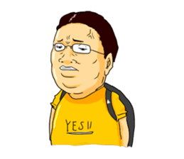 Geek boy MASARU-kun2 sticker #10479231