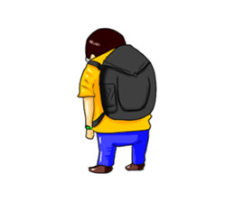 Geek boy MASARU-kun2 sticker #10479256