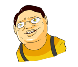 Geek boy MASARU-kun2 sticker #10479257