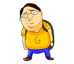 Geek boy MASARU-kun2 sticker #10479261