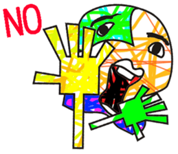 abstract word sticker #10479600