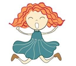 A girl who love ballet sticker #10479704