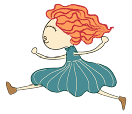 A girl who love ballet sticker #10479705