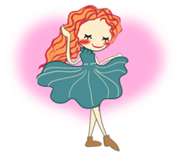 A girl who love ballet sticker #10479708