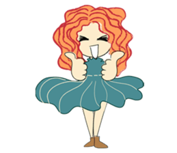 A girl who love ballet sticker #10479714