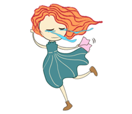 A girl who love ballet sticker #10479715