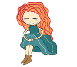 A girl who love ballet sticker #10479718