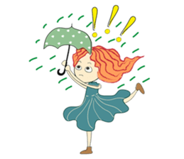 A girl who love ballet sticker #10479719