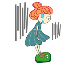 A girl who love ballet sticker #10479721