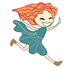 A girl who love ballet sticker #10479722