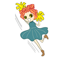 A girl who love ballet sticker #10479729