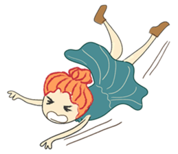 A girl who love ballet sticker #10479730