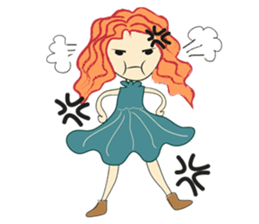 A girl who love ballet sticker #10479731