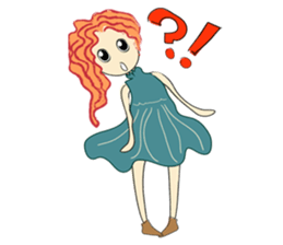 A girl who love ballet sticker #10479737