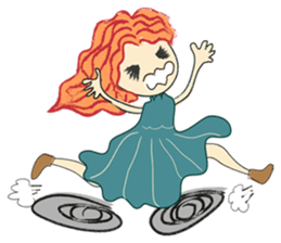 A girl who love ballet sticker #10479739