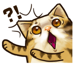 Cut Cat Help you speak sticker #10480120