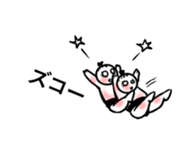 Balloon sticker of sumo kids sticker #10480162