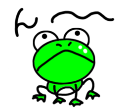 Words loose frog sticker #10480424