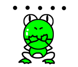 Words loose frog sticker #10480445