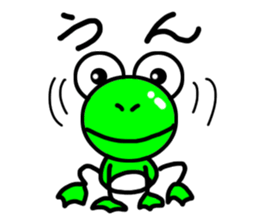 Words loose frog sticker #10480448