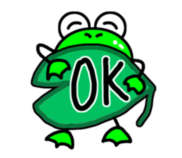 Words loose frog sticker #10480458
