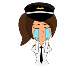 Pilot: Capt. Mimie sticker #10480629