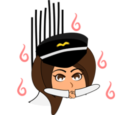 Pilot: Capt. Mimie sticker #10480631