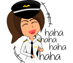Pilot: Capt. Mimie sticker #10480634
